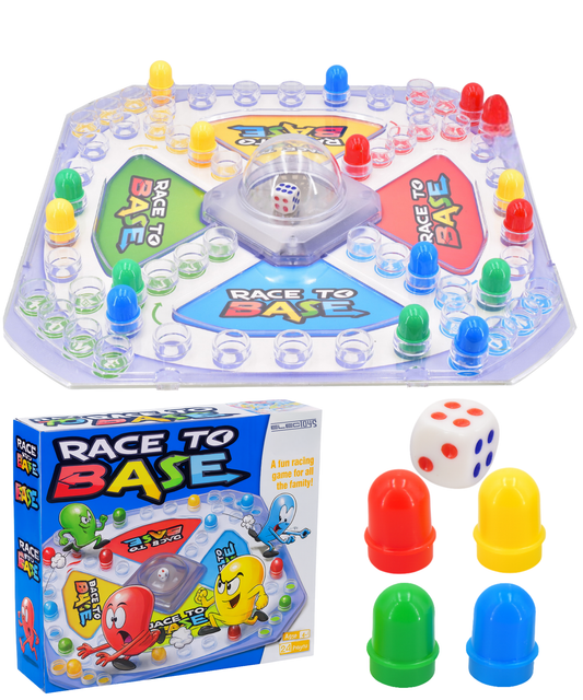 Racing Style Family Board Game Colourful Plastic Medium