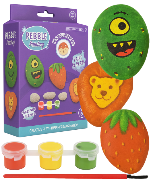 Children's Pebble Painting Craft Kit Creative Art Set