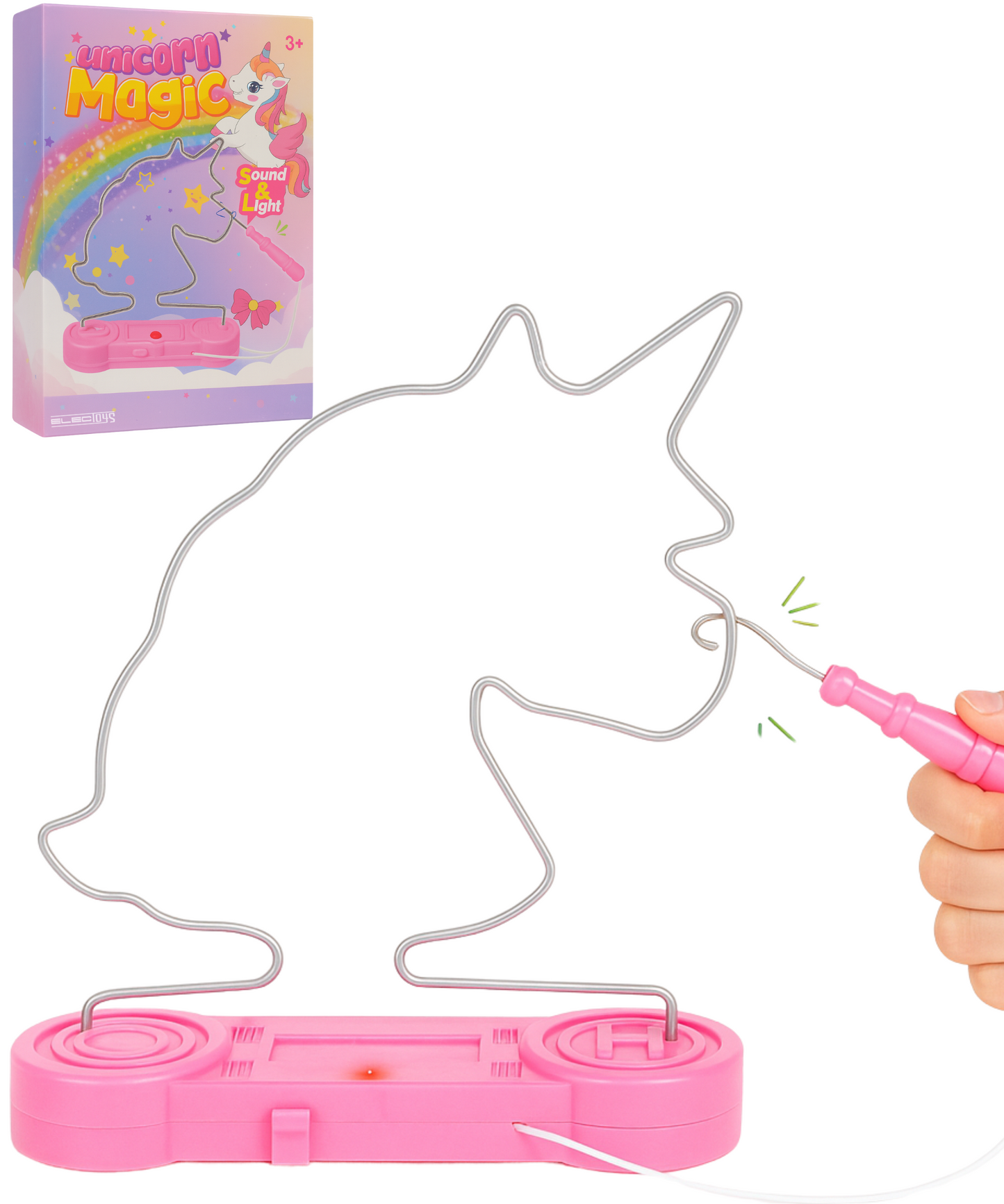 Buzz Wire Game Unicorn Magic Electronic Buzzer Toy Ages 3+