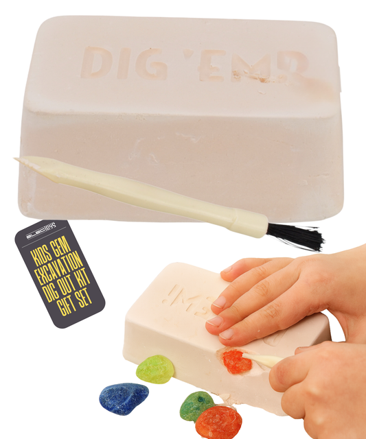 Gem Dig Kit for Kids Educational Geology Toy Set