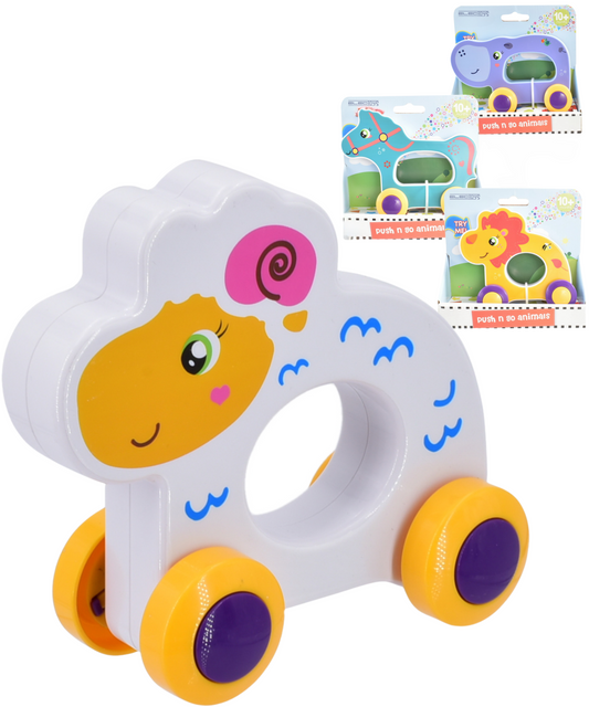 Infant Push-and-Go Animal Rolling Toys for Babies