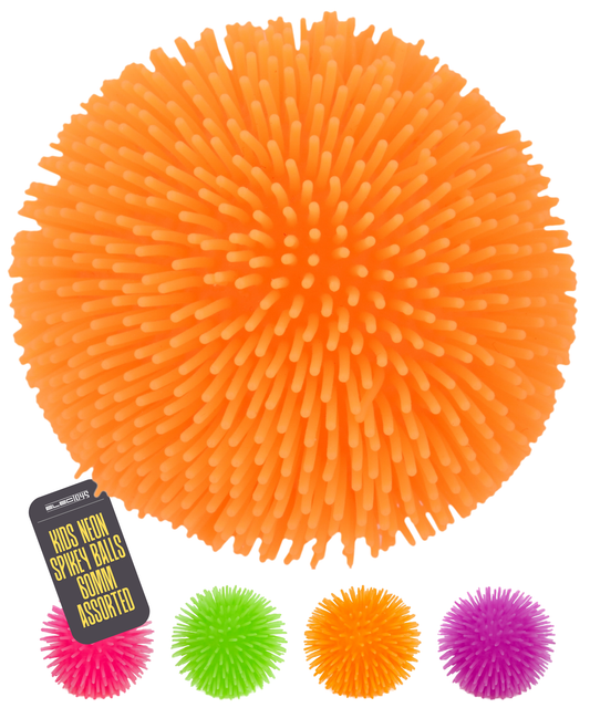Neon Puffer Ball Sensory Toy Squeezy Fidget Ball