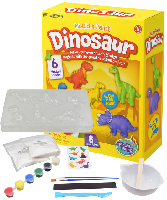 Mould and Paint Dinosaur Craft Kit for Children