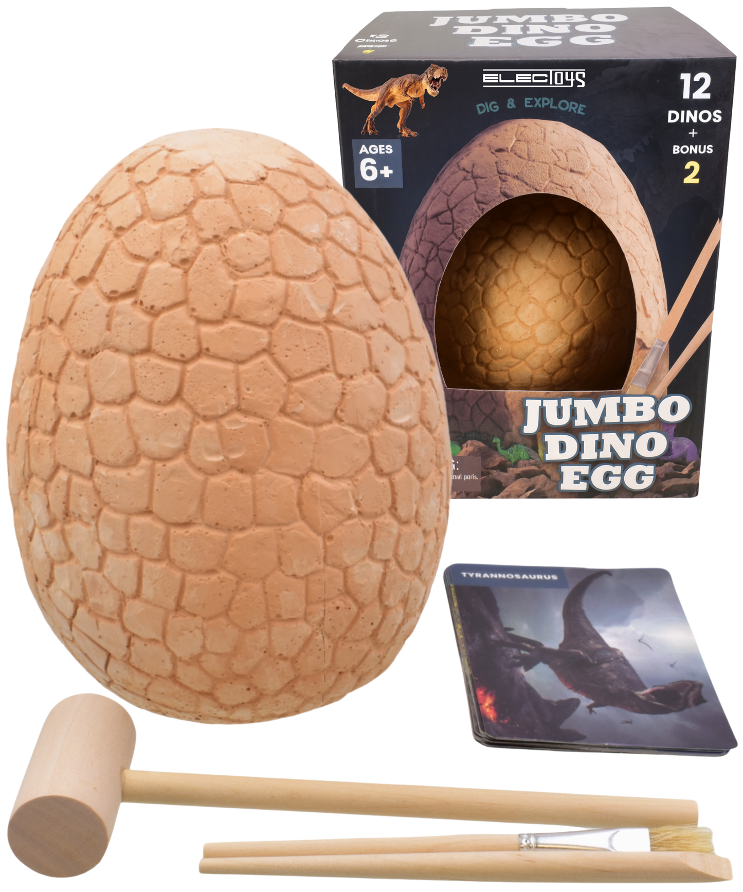 Jumbo Dinosaur Egg Excavation Dig Science Kit for Kids