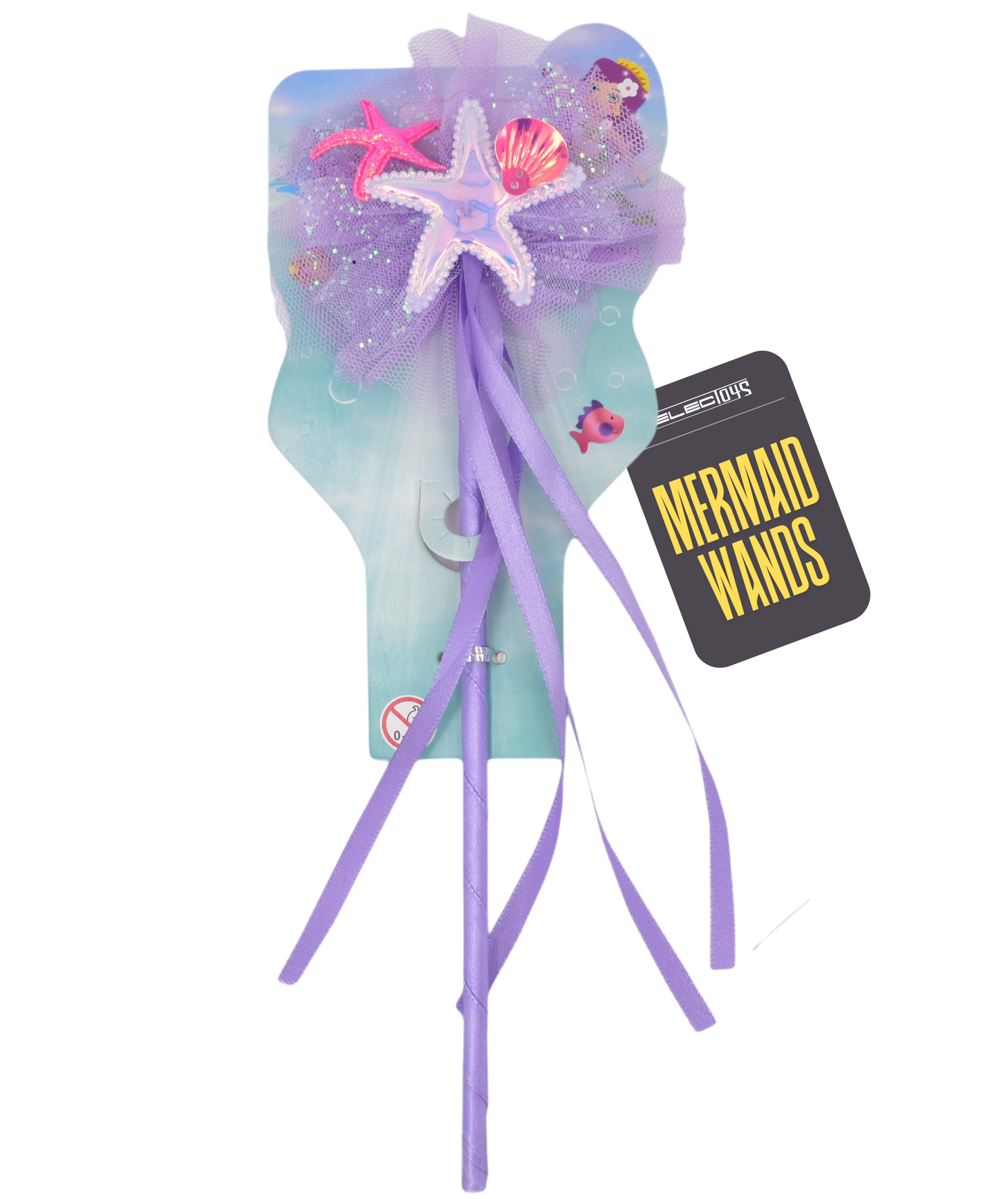 Mermaid Toy Wand Children Pastel Fancy Dress