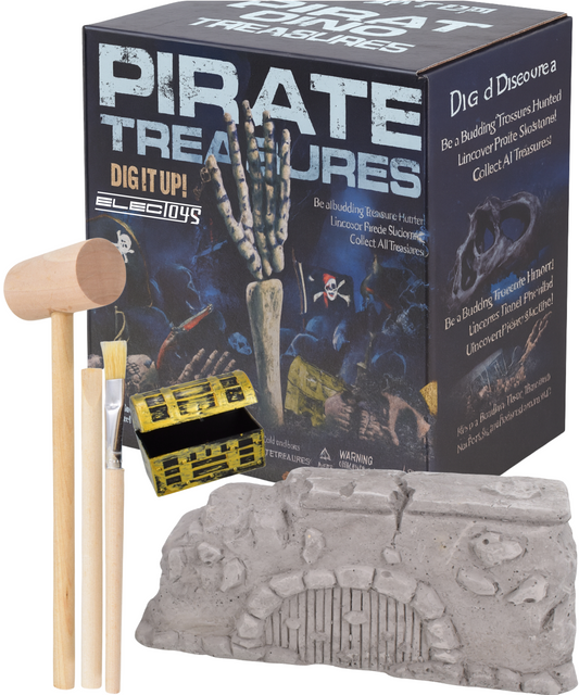 Pirate Treasures Excavation Discovery Kit Age 6 Plus