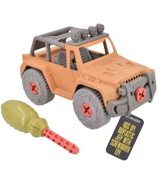 DIY Toy Jeep Off-Road Construction Vehicle for Kids