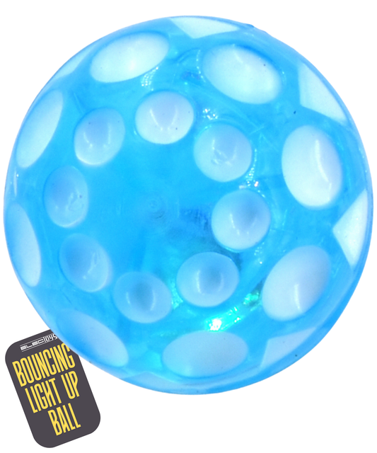 Light Up Geo Ball Bouncing Flashing Toy for Kids