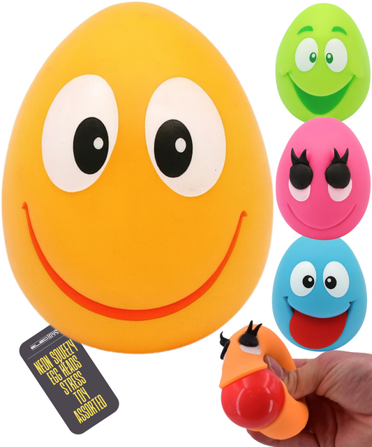 Stress Relief Neon Squeeze Toy Pop Out Tongue Rubber