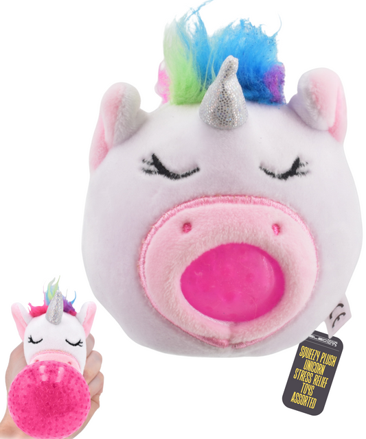 Unicorn Plush Stress Relief Sensory Squeeze Toy