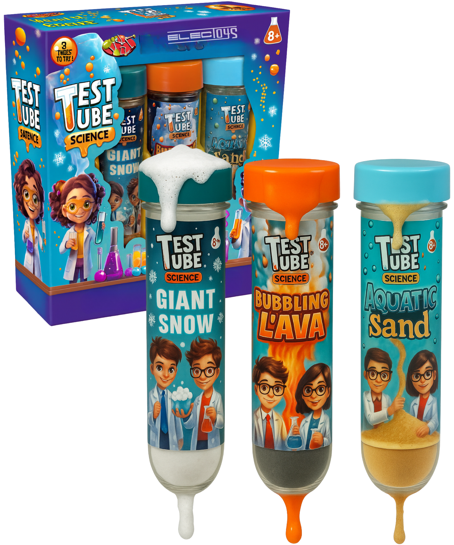 Science Experiment Kit for Kids with Test Tubes