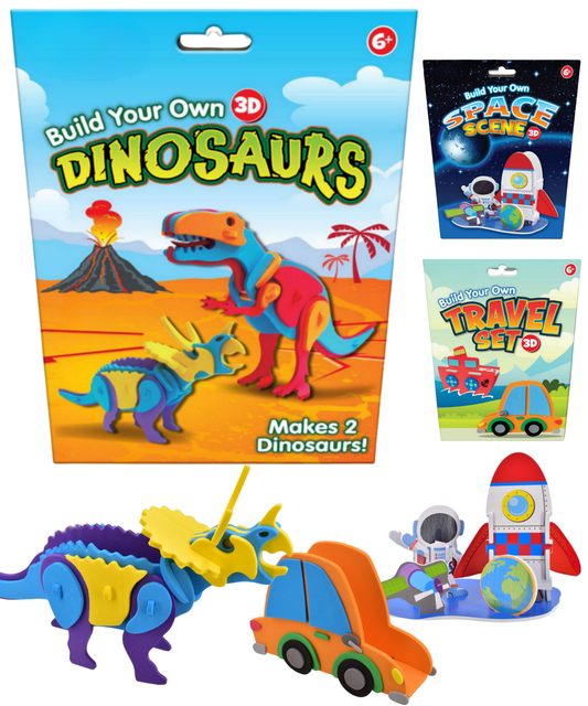 3D Model Craft Kits for Kids Dinosaur Travel Space