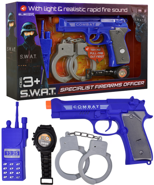 Police S.W.A.T. Role Play Set with Toy Gun and Accessories