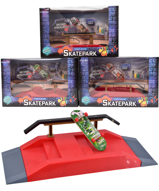 Fingerboard Skatepark Miniature Skateboard Play Set