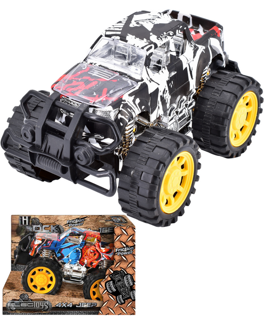Friction Power 4x4 Jeep Toy Car Off-Road Model
