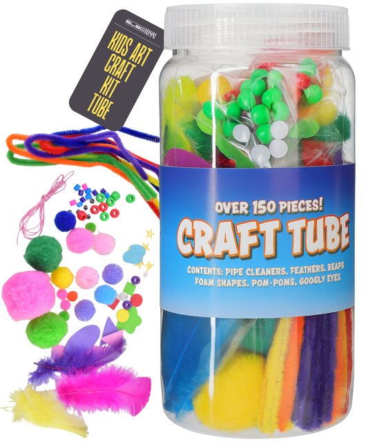 Children's Multi-Coloured Craft Kit with Fun Materials