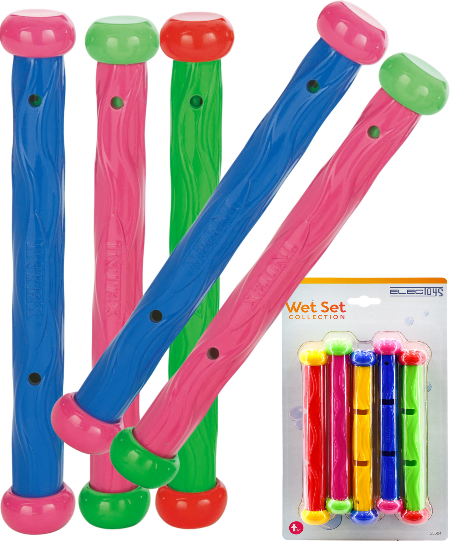 Water Squirters Set Bright Outdoor Colourful Water Toys