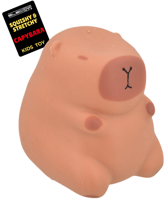Capybara Squishy Sensory Toy Soft Stretch Squeeze Brown