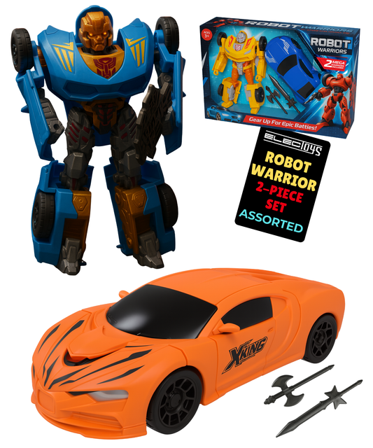 Transforming Robot Toy Car and Vehicle Set Durable Plastic – dimensions