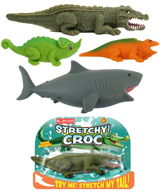 Stretchy Crocodile Squishy Toy Sensory Fidget Animal