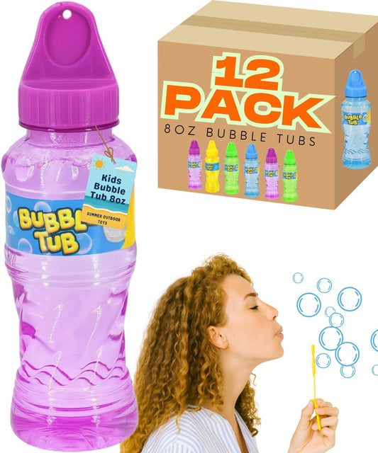 225ml Bubble Solution Refill Bottle with Wand - Large Bubbles - My Store