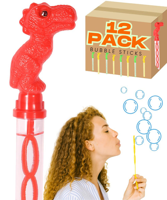 37cm Dinosaur Bubble Stick Sword Wands - 118ml Solution each stick - My Store