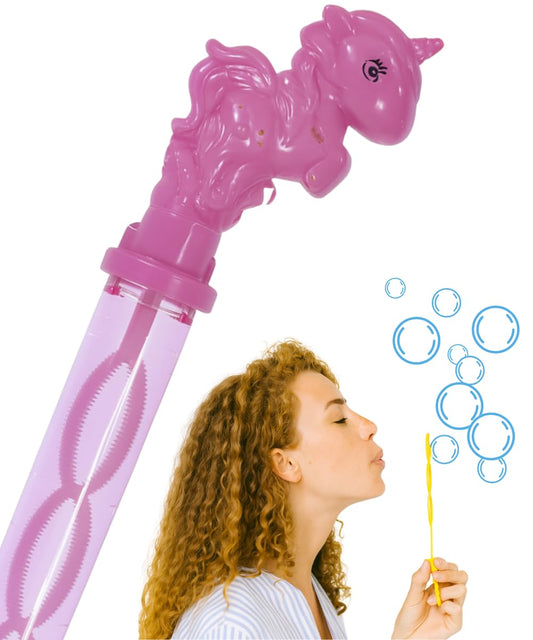 37cm Unicorn Bubble Stick Sword Wands - 118ml Solution each stick - My Store