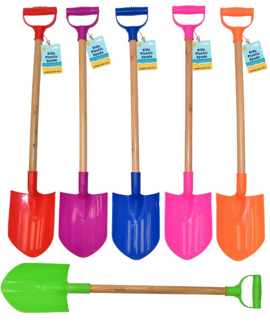 77cm Plastic and Wood Spade For Sand Soil Digging Beach Toy - My Store
