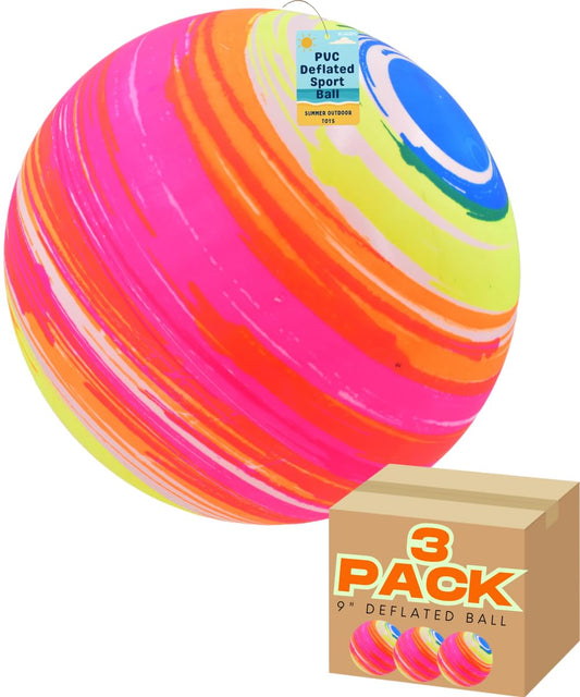 9" Art Design Coloured Football Ball for Kids - Inflatable - My Store