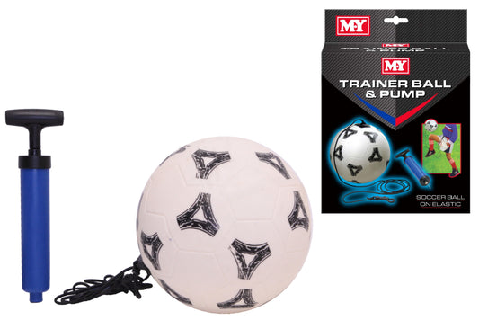 Football Trainer Ball with Elastic Cord and Pump