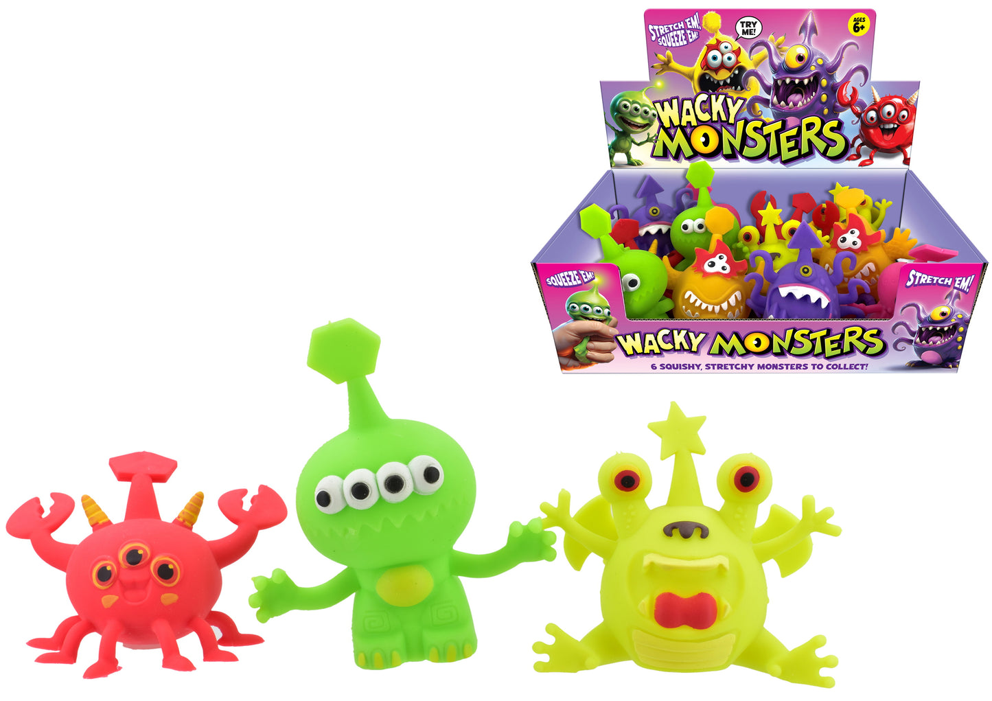 Children’s Sensory Squeeze Stretch Monster Toys
