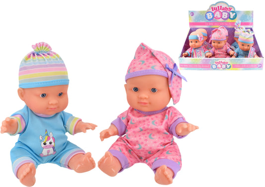 Baby Dolls Set Colourful Pyjamas Soft Vinyl Heads Age 2+