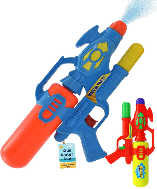 Air Pressure Pump Water Gun - 43cm Large - Assorted Colours - My Store