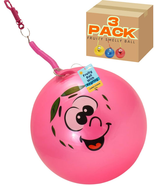Fruity Scented Balls with Keychain - Air Flow Football Ball for Kids - My Store