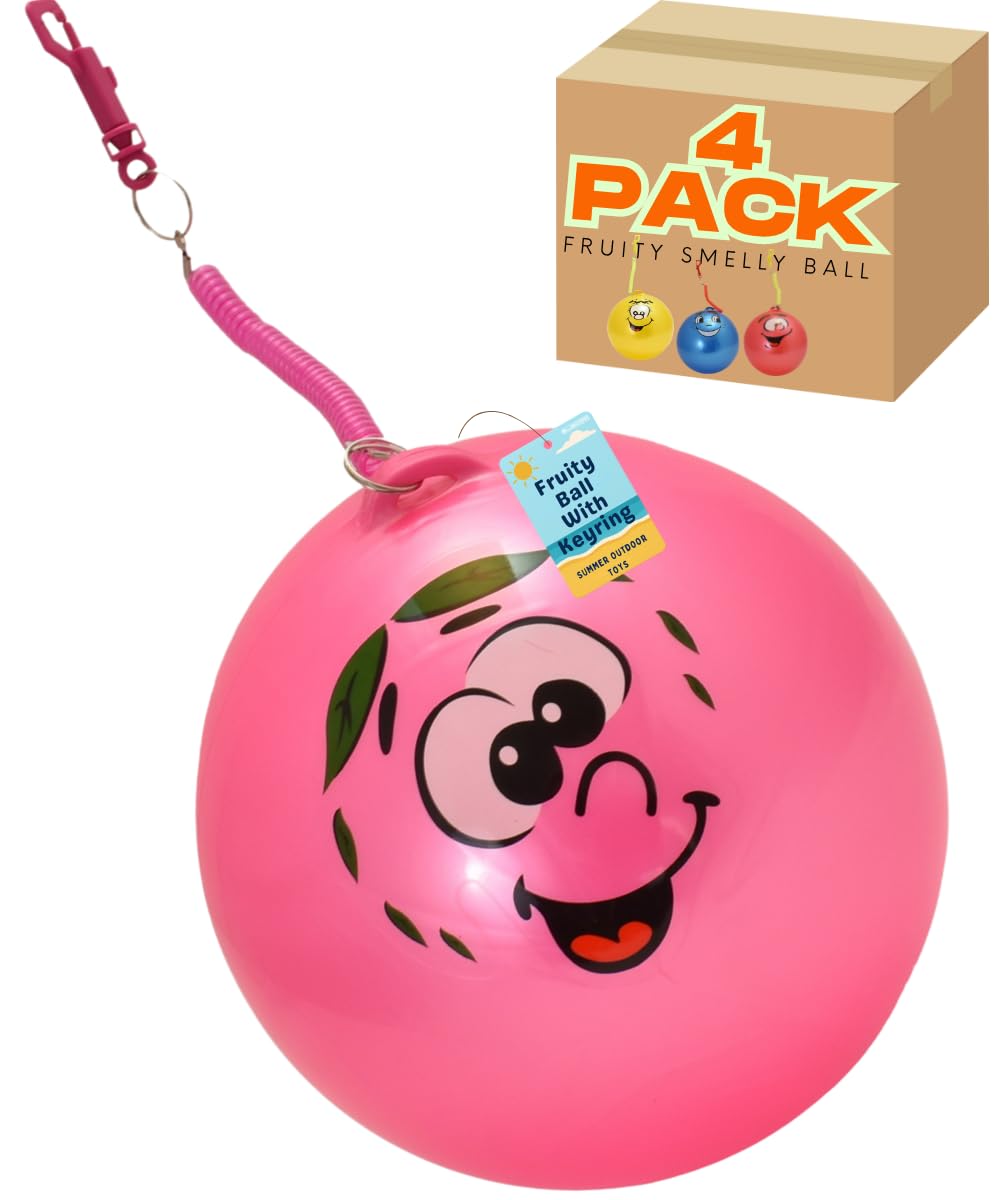 Fruity Scented Balls with Keychain - Air Flow Football Ball for Kids - My Store