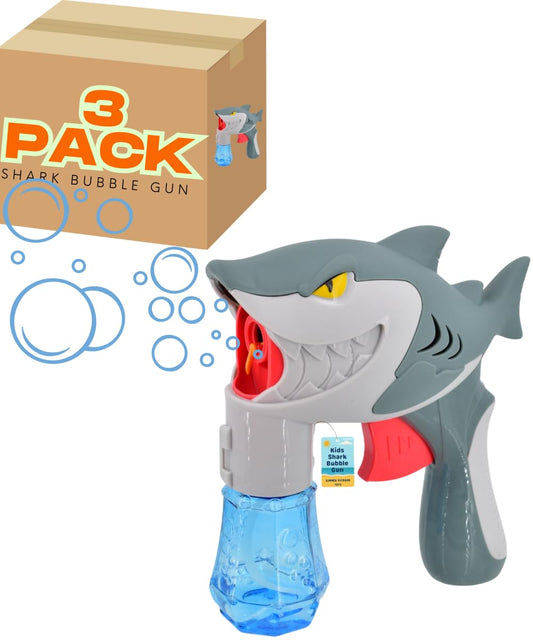 Shark Bubble Kids Toy Gun with Bubble Solution - My Store