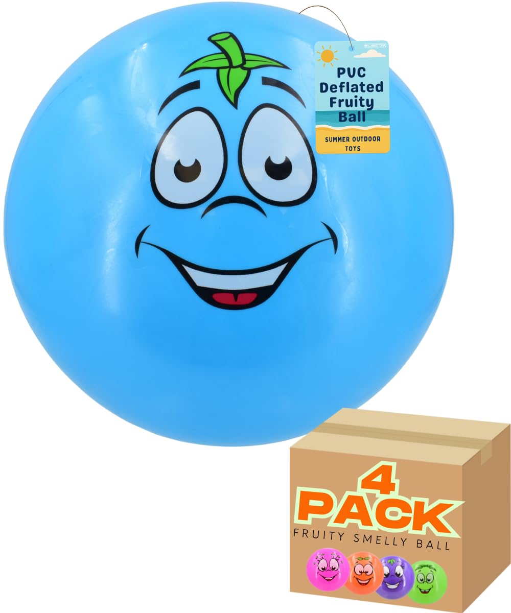 10" Fruity Scented Balls - Air Flow Football Ball for Kids - Inflatable - My Store