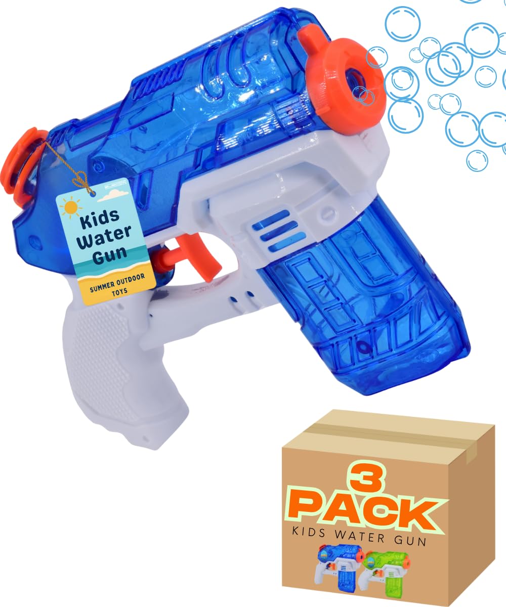 16cm Kids Water Pistols Toy Gun - Clear Colour - My Store
