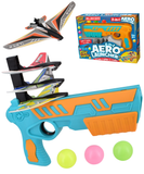 Foam Glider Ball Launcher 2-in-1 Outdoor Toy Gun