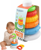 Baby Stacking Rings Toy Colourful Educational Plastic
