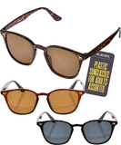 Sunglasses Mens Womens Black and Tortoiseshell UV Eye Protection