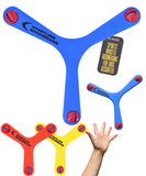 Whistling Boomerang Blue Outdoor Flying Toy for Kids