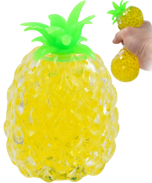 Pineapple Squeeze Stress Ball Yellow Sensory Fidget Toy