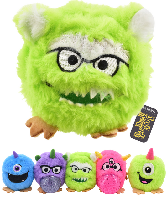 Plush Jelly Monsters Sensory Squeeze Toy Soft Tactile