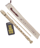 Soprano Recorder Cream Plastic Woodwind Beginner