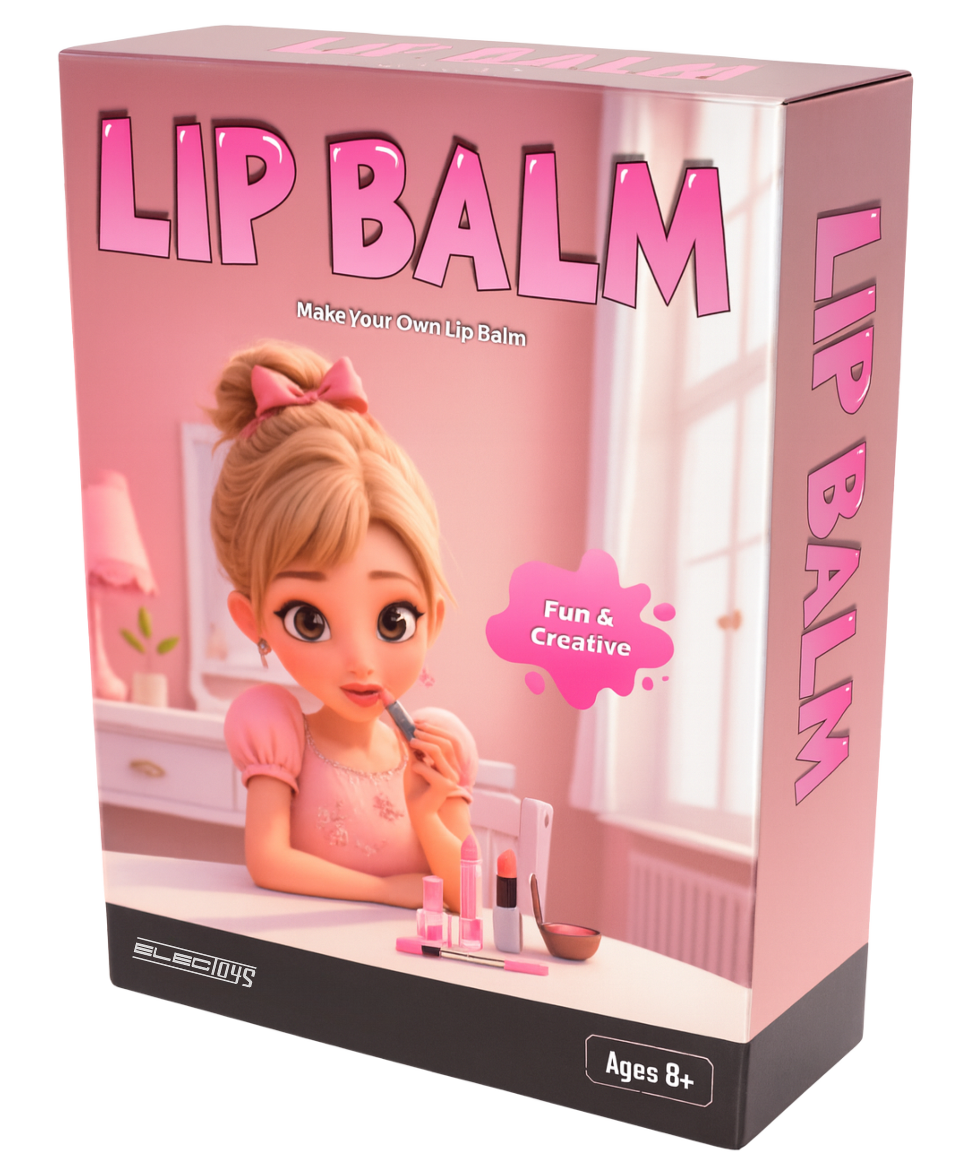 Make Your Own Lip Balm DIY Beauty Science Kit Pink