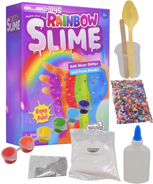 Make Your Own Rainbow Slime Sensory DIY Craft Kit