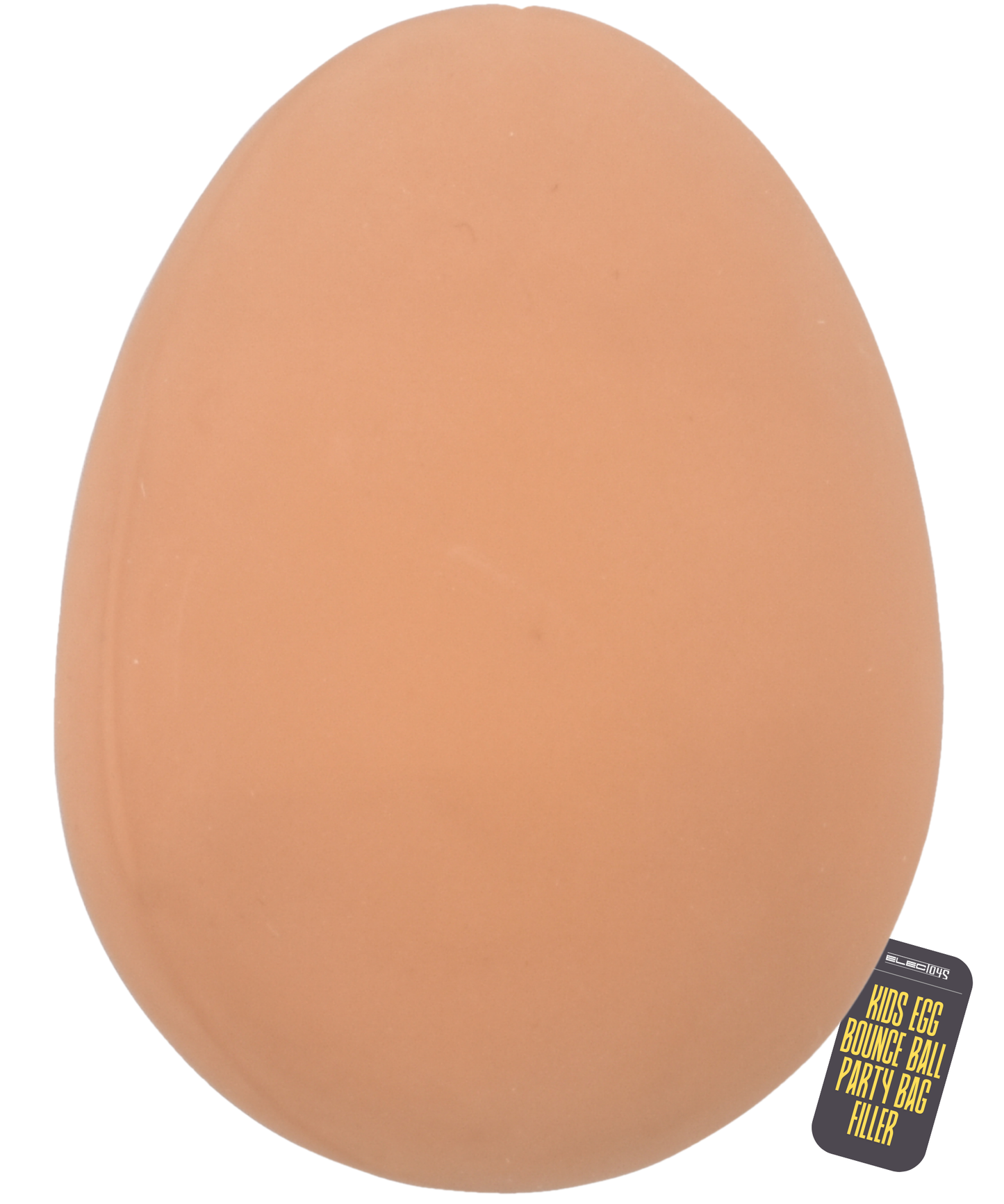 Egg Shaped Bouncy Ball Chicken Egg Novelty Toy Brown