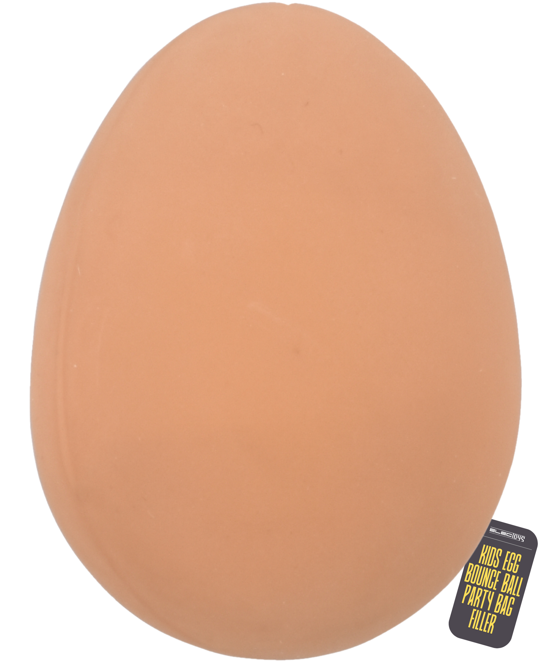 Egg Shaped Bouncy Ball Chicken Egg Novelty Toy Brown
