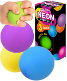 Squishy Neon Stress Balls Fidget Toy Sensory Squeeze